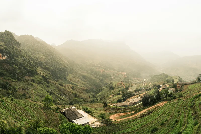 Bản làng trong thung lũng Hà Giang